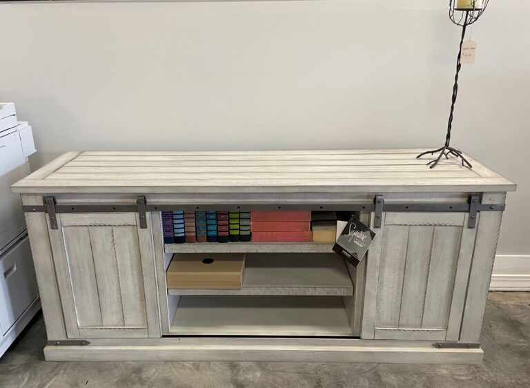 70x30x20 TV Stand with Sliding Doors