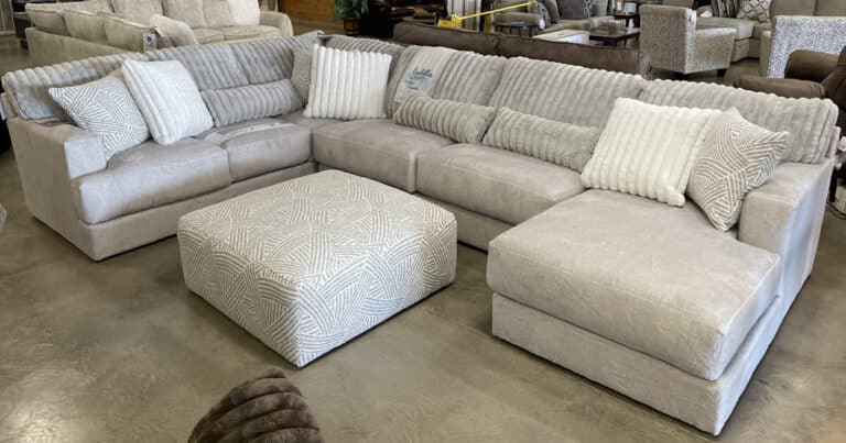 Sectional with Chaise & Ottoman