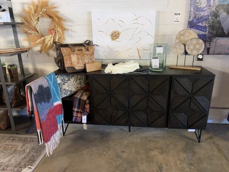 Espresso Four Door Cabinet