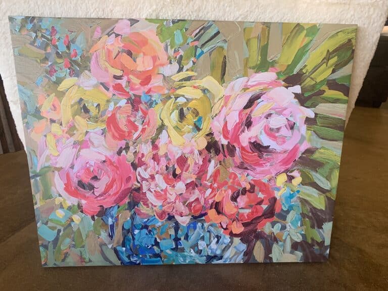 Ginger Jar Florals Canvas