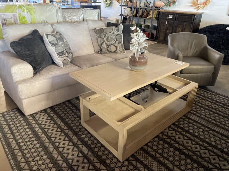 Wood Storage Coffee Table