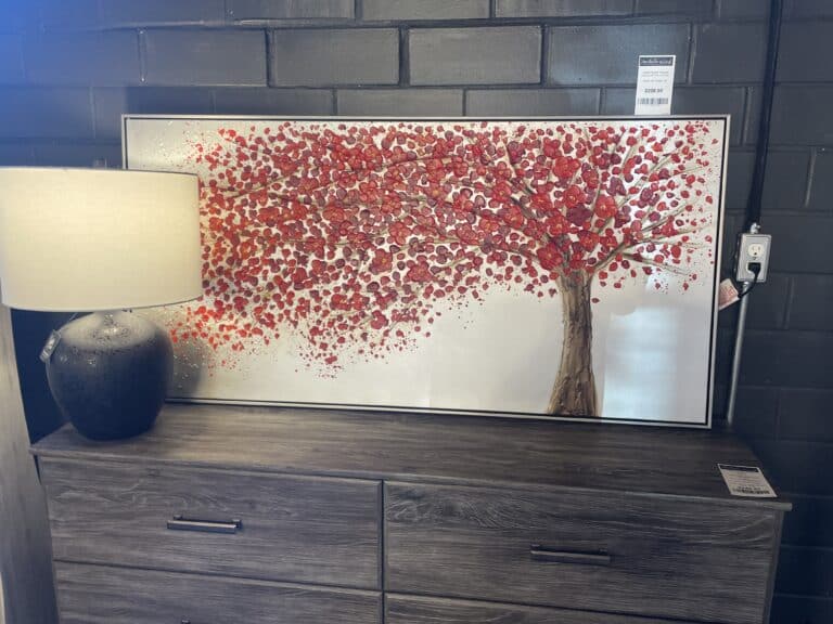 55"x28" Framed Canvas Wall Art