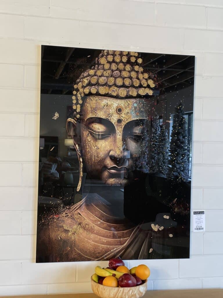 36"x48" Tempered Glass Wall Art