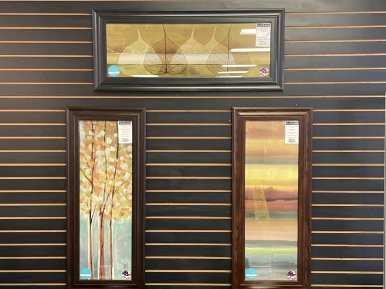 18"x42" Framed Wall Art