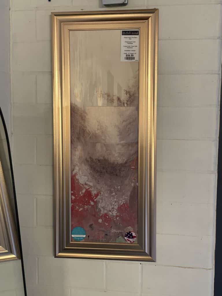 18"x42" Framed Wall Art