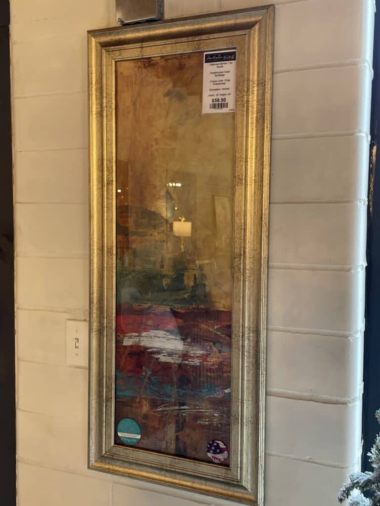 18"x42" Framed Wall Art