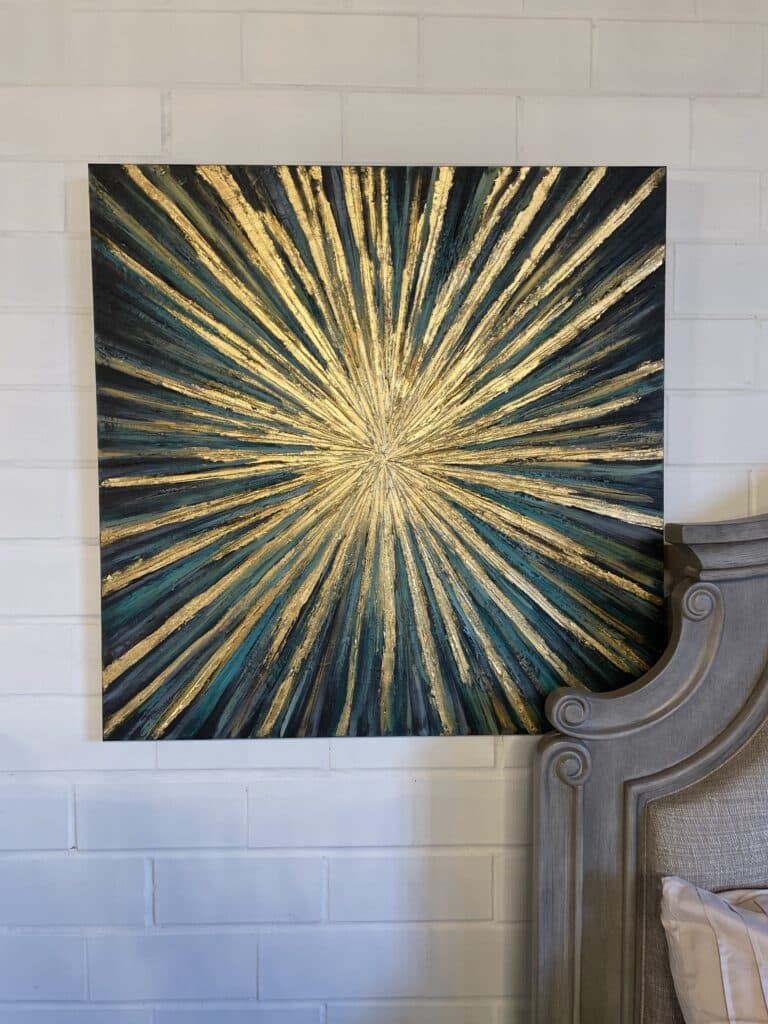 39"X39" Framed Canvas Wall Art