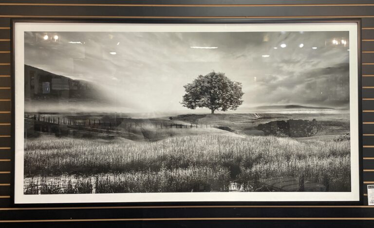 87"x46.5" Framed Wall Art