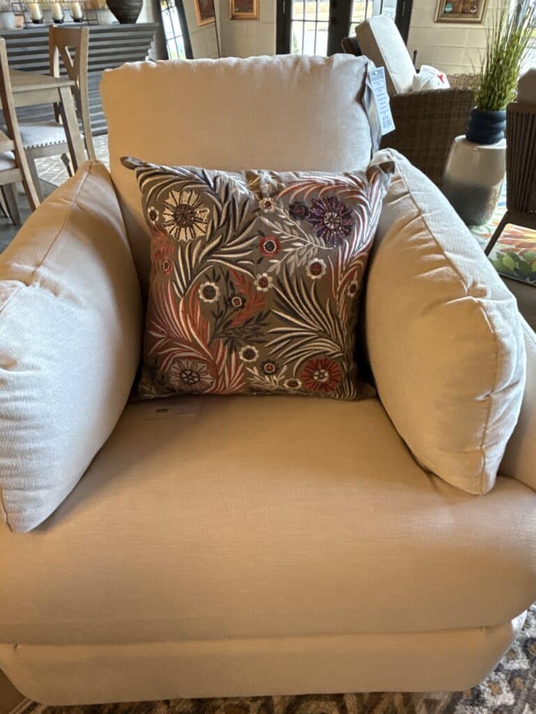 18"x18" Floral Garden Throw Pillow