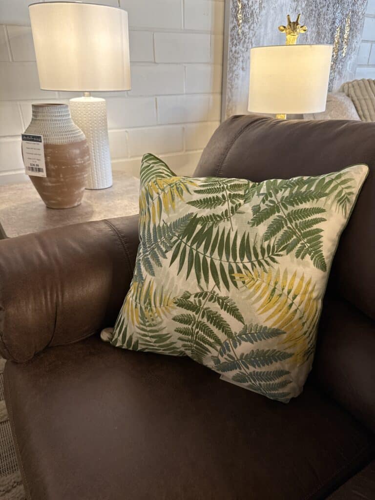 20"x20" Feriane Botanical Throw Pillow