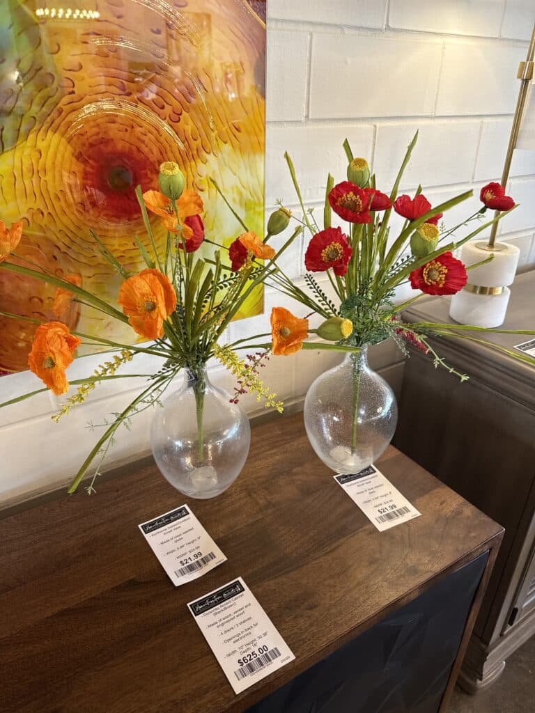 Red/Orange Poppy/Pod Bush