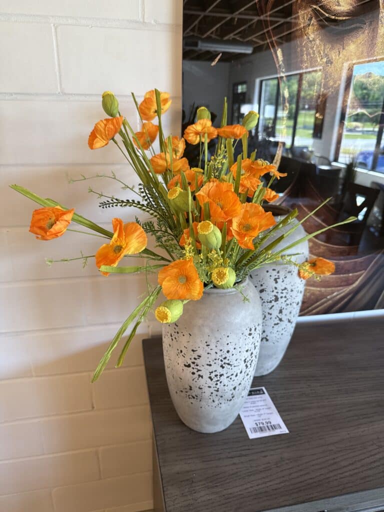 Orange Poppy/Pod Bush