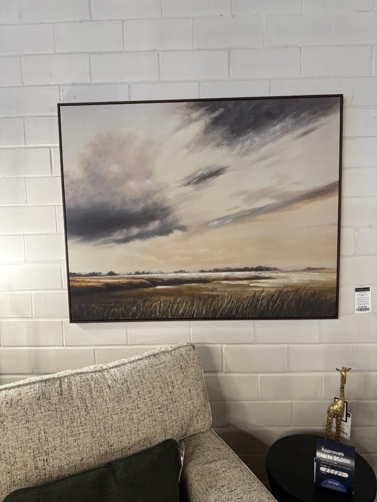 50"X39.88" Framed Canvas Wall Art