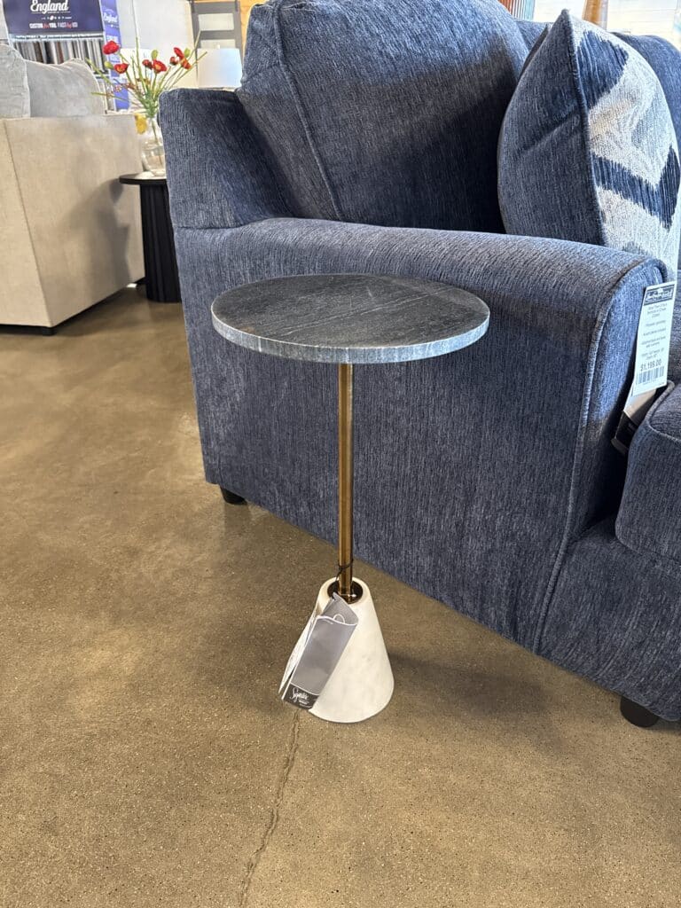 Marble Top Accent Table