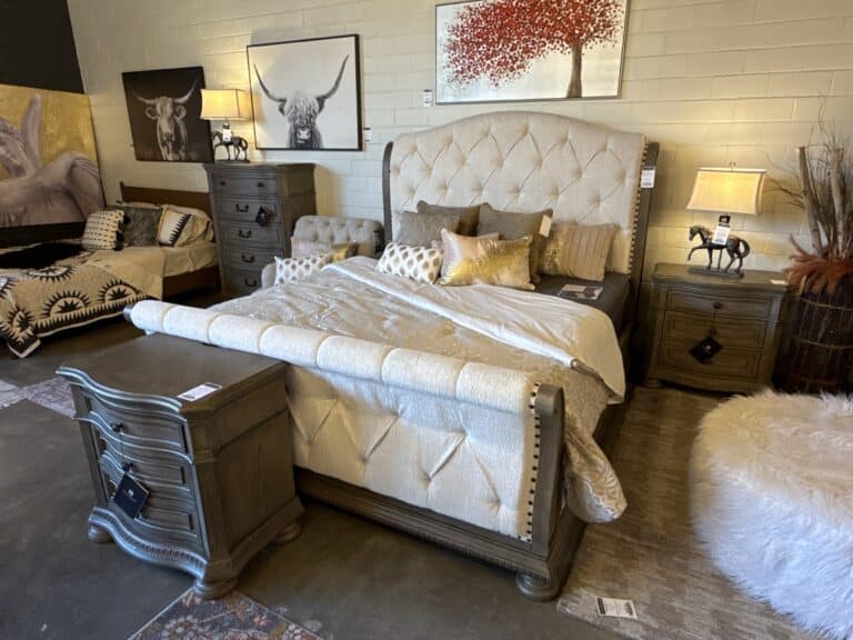 Ardenfield King Upholstered Sleigh Bed