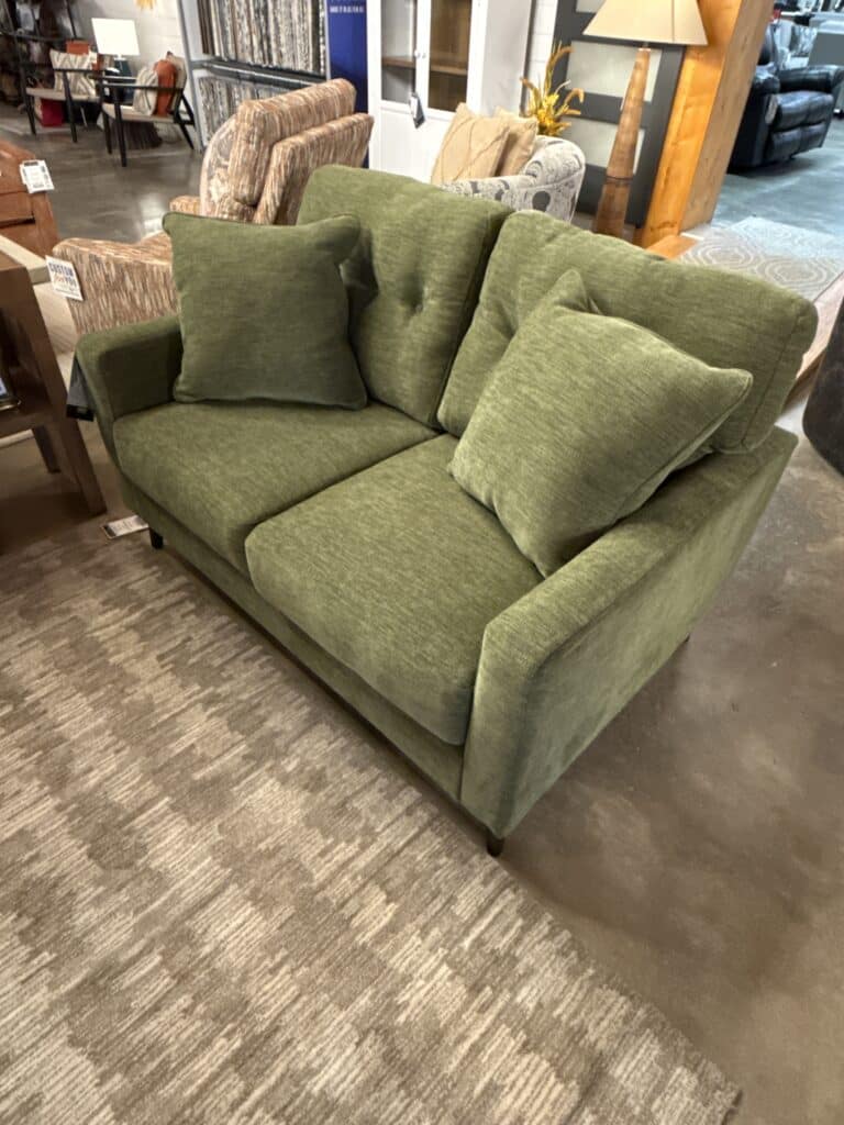Bixler Olive Green Loveseat