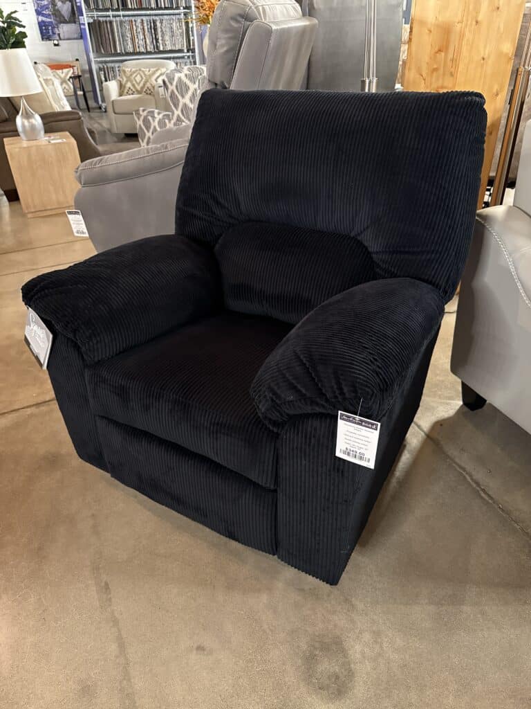 Simplejoy Black Rocker Recliner