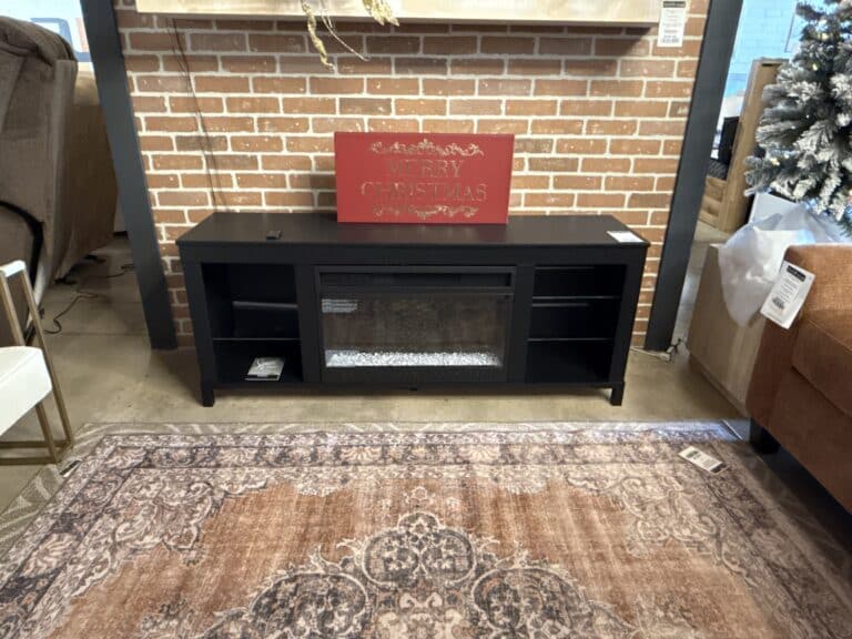 60x24x15.5 Cayberry TV Stand with Electric Fireplace