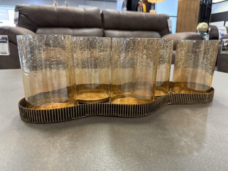 Everton Glass Candle Holder