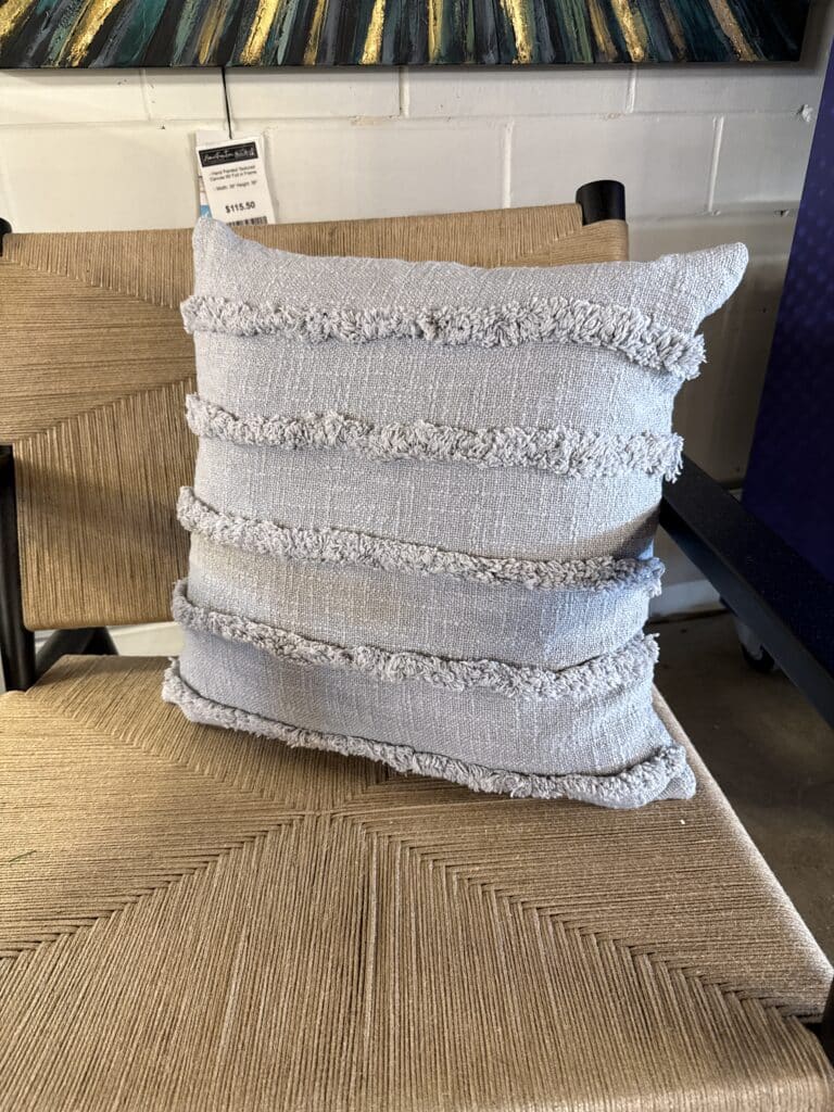 20X20 Grey Decorative Pillow