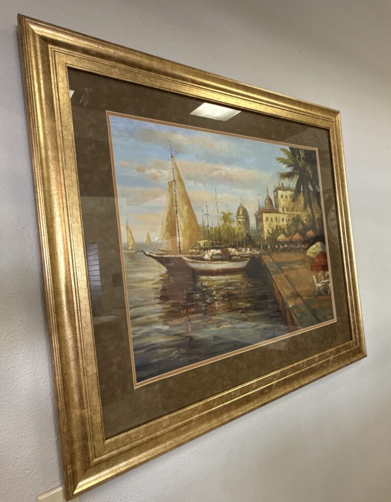 34"x40" Framed Wall Art