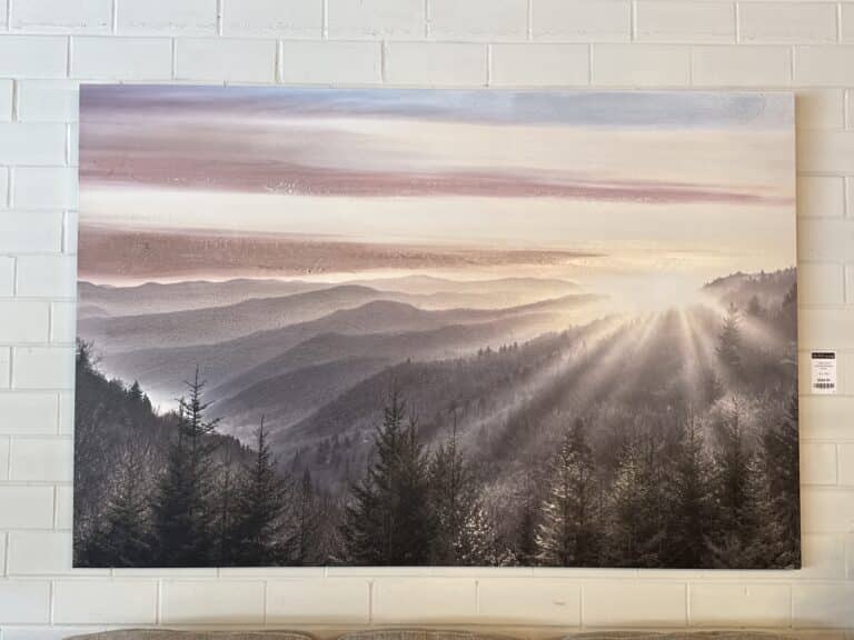 84"x56" Hand Painted Canvas Wall Art