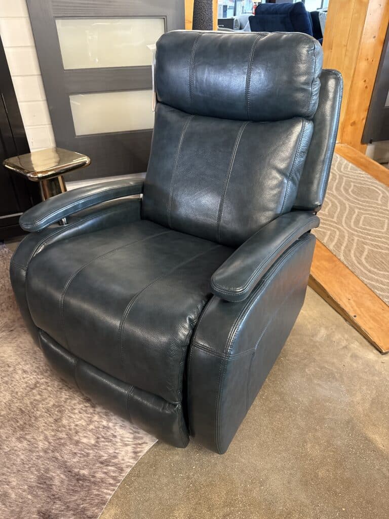 Duffy Manual Swivel Glide Leather/Leather Match Recliner