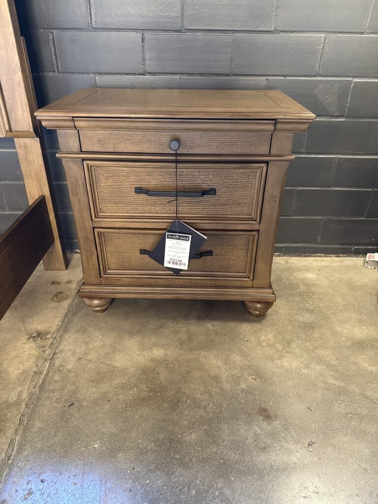 Karallin Three Drawer Night Stand