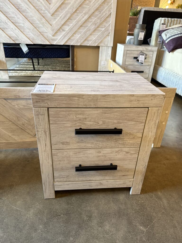Cayboni Two Drawer Night Stand