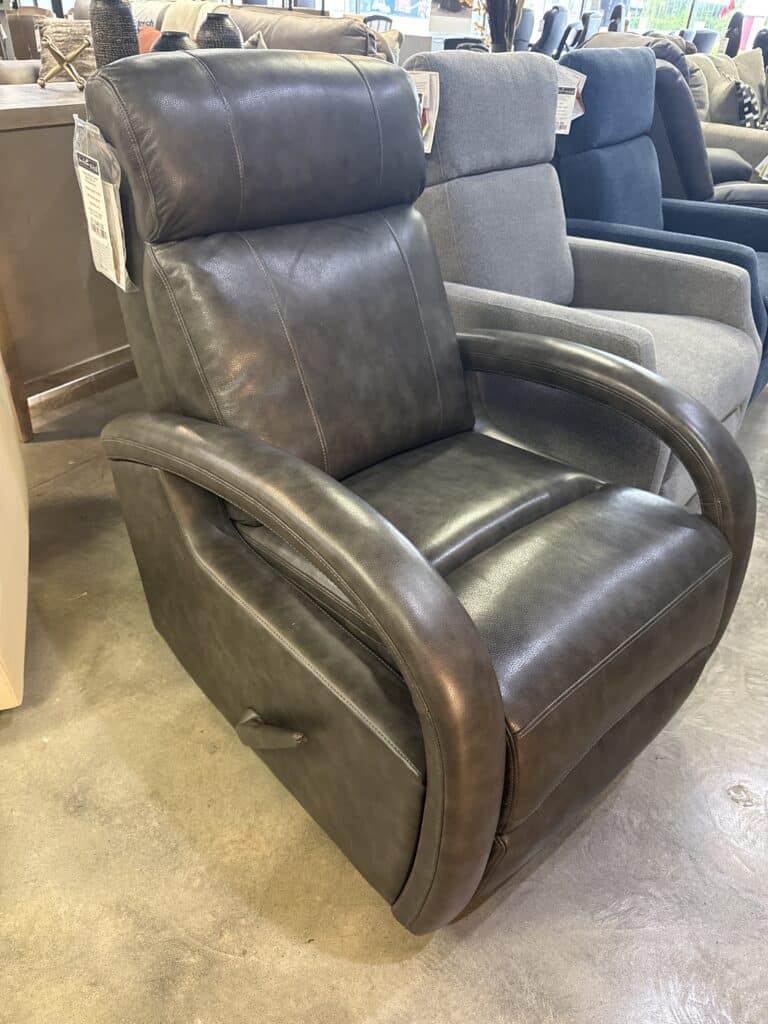 Harlee Swivel Glider Recliner (Rygate-Gray)