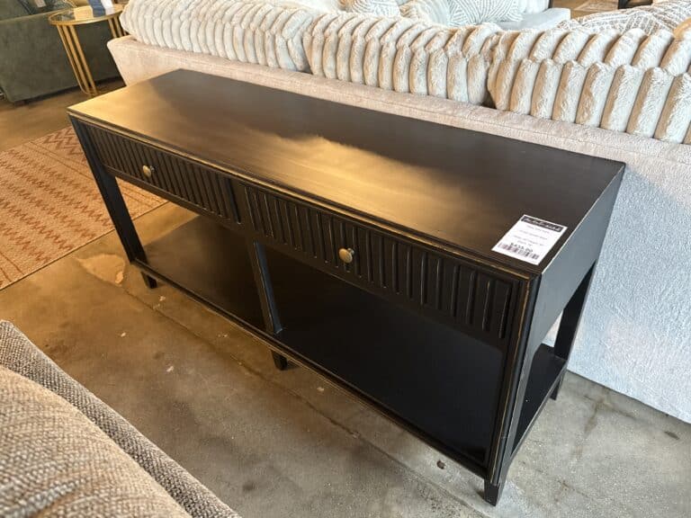 Riley Sofa Table (Golden Black)