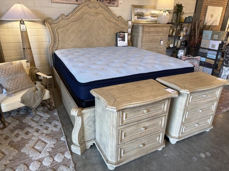 Olivia King Panel Bed