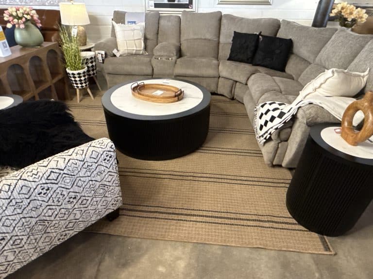 8'x10' Sage Classic Stripe Area Rug