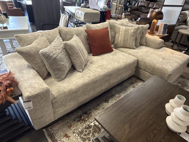 Galactic Parchment 2pc Chaise Sectional