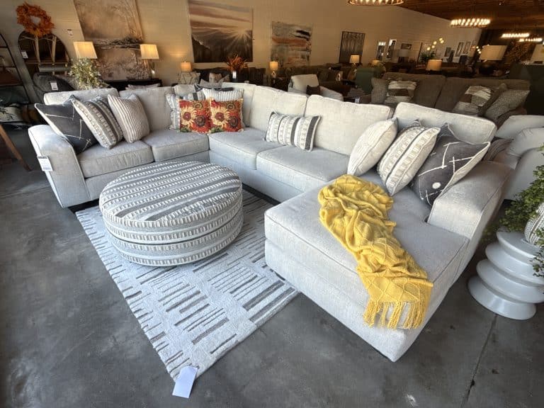 Persia Beige 3pc Chaise Sectional