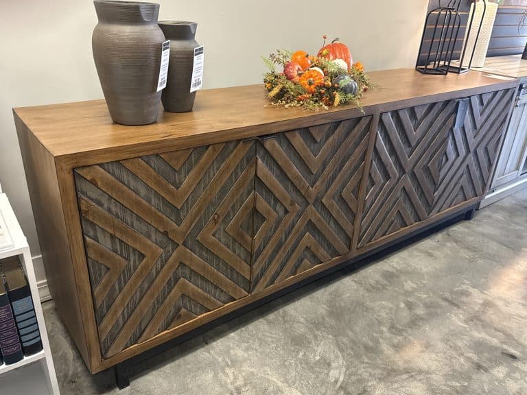 Westide 4 Door Console (Smooth Pecan Silver)